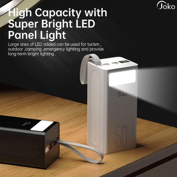 Універсальна зарядна батарея Konfulon Joko J10 50000mAh з 5 портами 22,5W 712079 фото