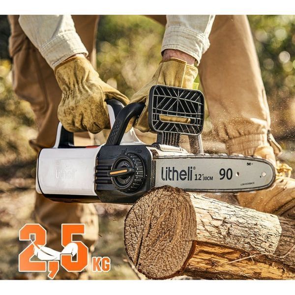 Пила акумуляторна ланцюгова Litheli живлення від павербанку Power Bank Litheli 20000 mAh 45W 2А 718475 фото