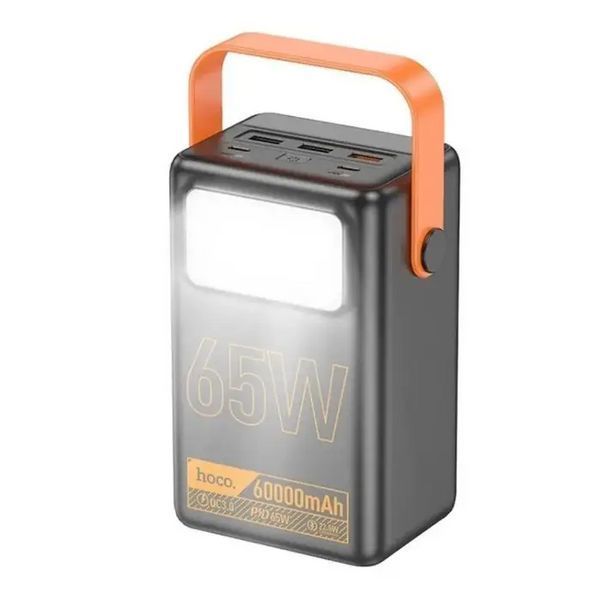 Универсальная зарядная батарея Hoco J110A 60000mAh Powerful PD65 LCD (Черный) 712271 фото