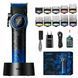 Машинка для стрижки VGR V-001 Blue (10 насадок) 4600 mAh LED дисплей 718759 фото 1