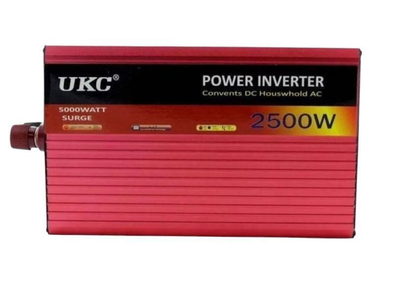 Інвертор перетворювач напруги UKC 2500W 12-220B 719079 фото