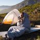 Спальный мешок с натуральным пухом Naturehike CW700 CNK2450WS048 Желто-серый М 7189381 фото 7