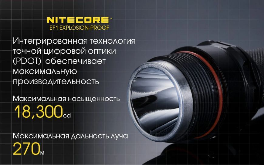 Ліхтар Nitecore EF1 830лм (3 режими) 712646 фото