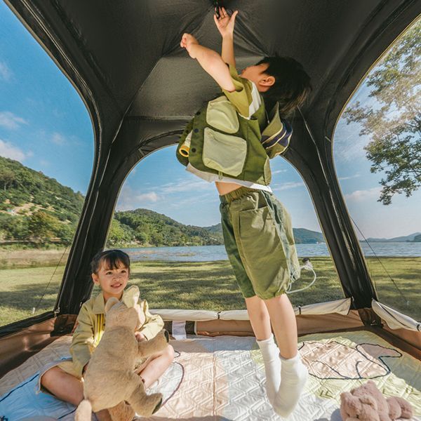 Намет тримісний автоматичний Naturehike Ango CNK2550WS010 L (Коричневий) 718942 фото