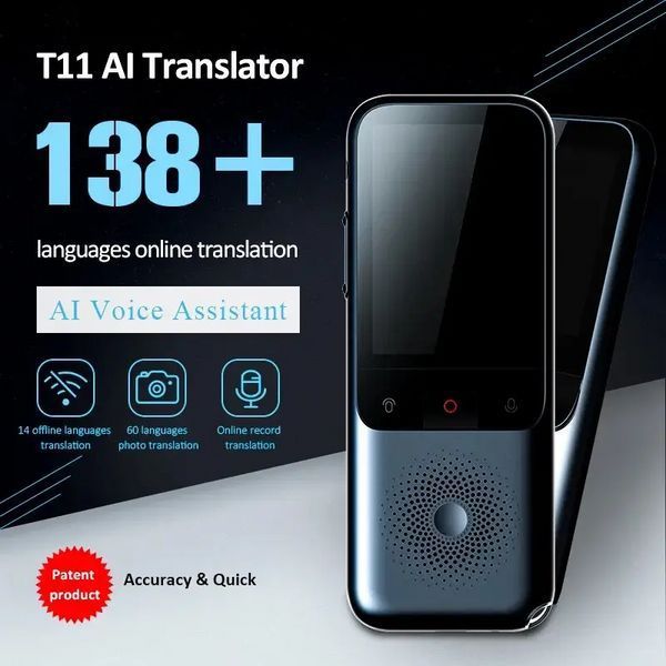 Электронный голосовой переводчик Leory T11 Wi-Fi (138 языков) без интернета 1500мАч 703867 фото