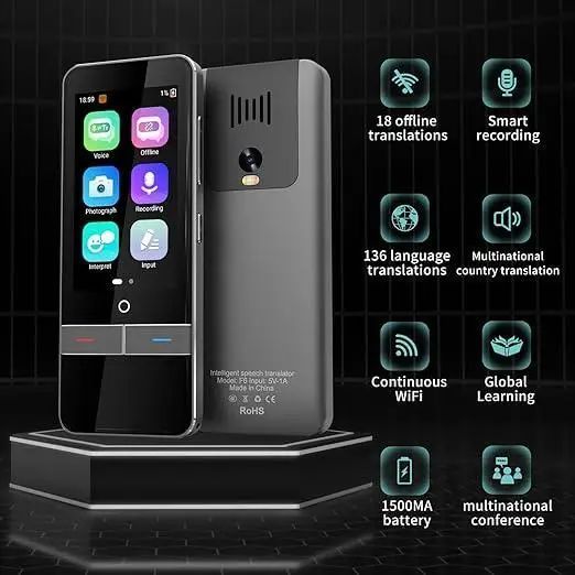 Голосовой переводчик AI Translator F6 Wi-Fi (139 языков) 718039 фото