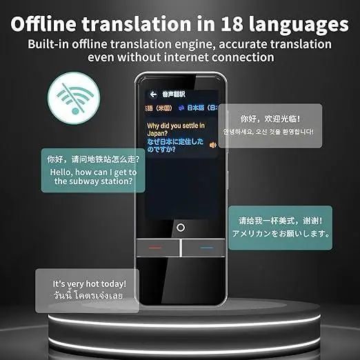 Голосовой переводчик AI Translator F6 Wi-Fi (139 языков) 718039 фото