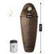 Спальний мішок із натуральним пухом Naturehike Snowbird CNK2550WS014 400 г L Темно-коричневий 7189571 фото 2