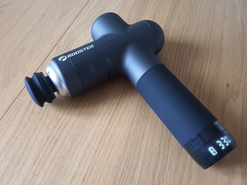 Перкусійний масажний апарат Booster Lightsaber тригерних точок Massage Gun 224539 фото
