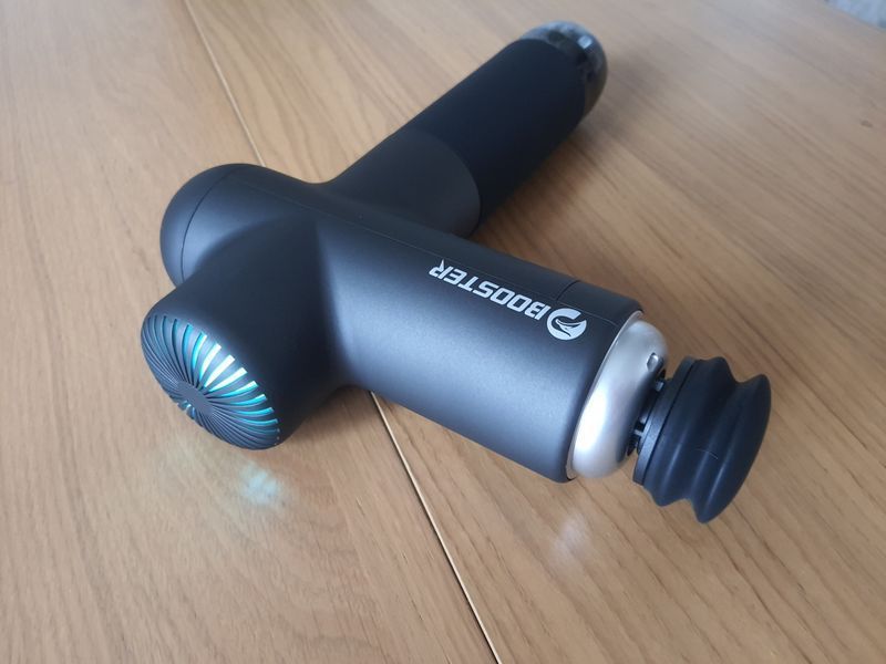 Перкусійний масажний апарат Booster Lightsaber тригерних точок Massage Gun 224539 фото