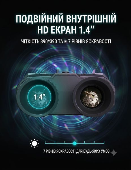 Окуляри нічного бачення NV8000 3D цифровий бінокль із кріпленням FMA L4G24 та картою 64 Гб 0023556 фото