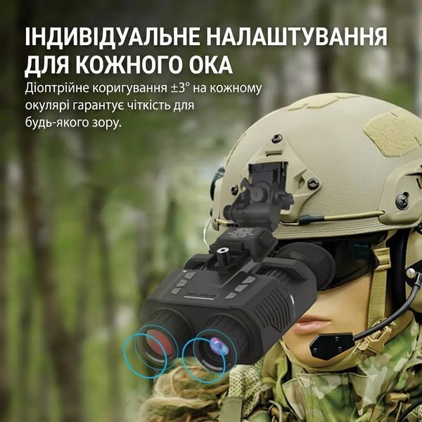 Окуляри нічного бачення NV8000 3D цифровий бінокль із кріпленням FMA L4G24 та картою 64 Гб 0023556 фото