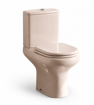 Комплект (унітаз бачок кришка АВС) 3в1 Compact RAK Ceramics  Рожевий 10618 фото