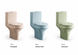 Комплект (унитаз бачок крышка АВС) 3в1 Compact RAK Ceramics  Розовый 10618 фото 3
