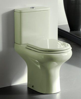Комплект (унитаз бачок крышка АВС) 3в1 Compact RAK Ceramics Зеленый 10619 фото