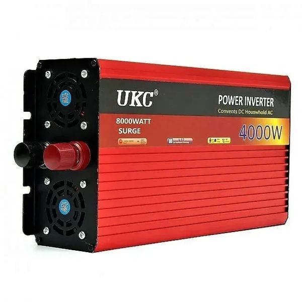 Перетворювач напруги Power Inverter 4000W з 12V на 220 565567754000 фото