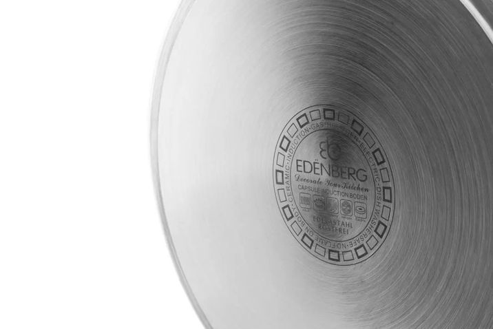 Большая высокая кастрюля с крышкой 25л Edenberg EB-3774 с нержавеющей стали EB-3774 фото