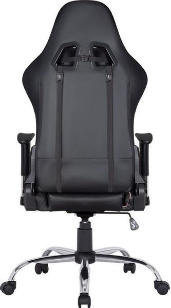 Геймерское кресло Defender Ultimate полиуритановое с RGB подсветкой (Черное) 703235 фото
