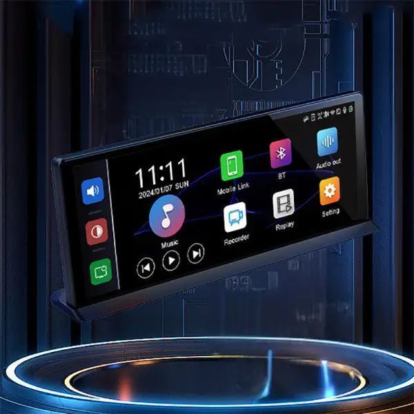 Автомобильный монитоp DVR T132 12.3'' Auto CarPlay (1 камера) Wi-Fi Bluetooth FM 712961 фото