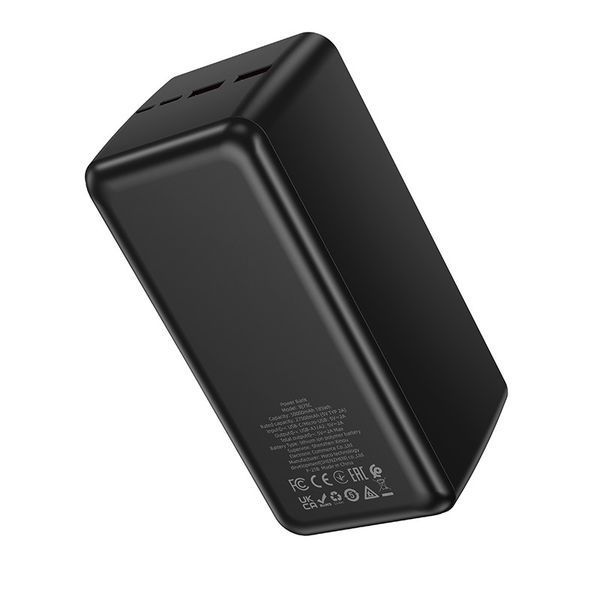 Павербанк 50000mAh з швидкою зарядкою 22.5W BOROFONE BJ80C 2USB, 1Type-C Чорний 14199 фото