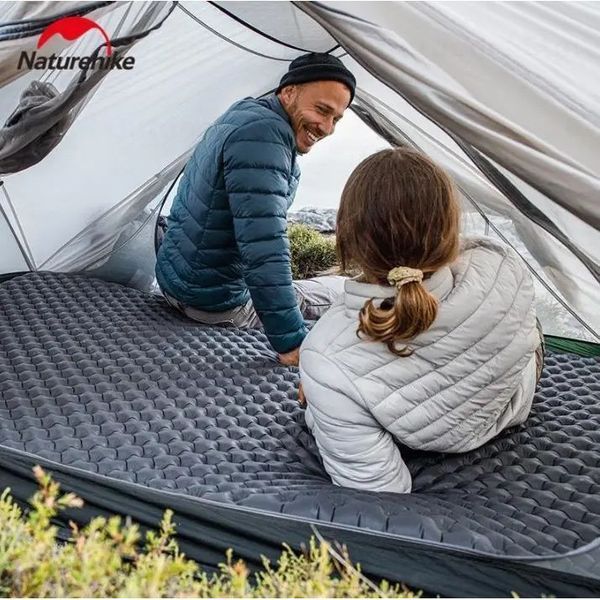 Матрац надувний надлегкий Naturehike CNH22DZ018 з мішком для надування прямокутний 196 см (Чорний) 719045 фото