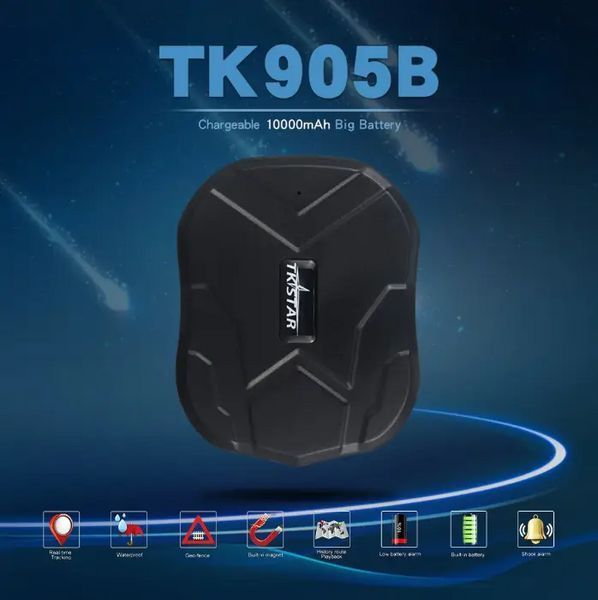 Автономний автомобільний GPS трекер TKStar TK-905B (big) 10000мАч на 180 днів + магніт 712114 фото