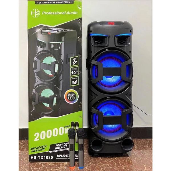 Профессиональная колонка Hansuo HS-TD1030 аудиосистема X2 Super Bass 900356 фото