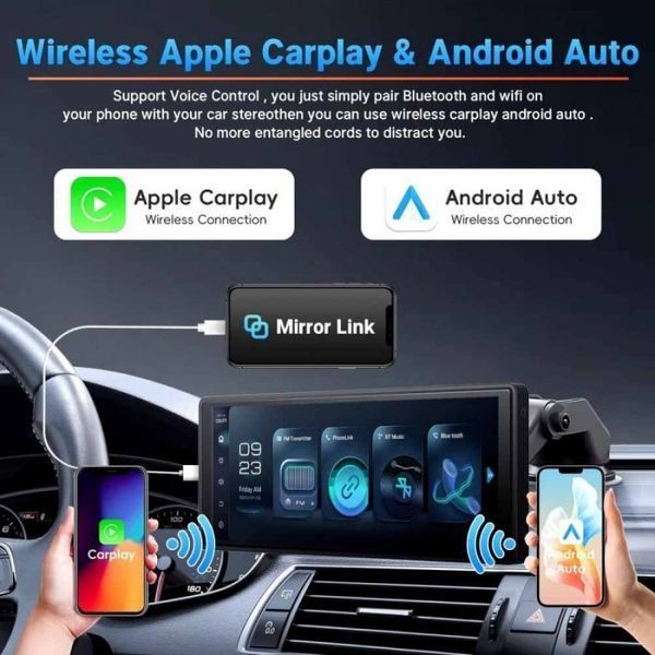 Автомобильный мультимедиа монитоp 10.26'' T26D (1 камера) Auto CarPlay Bluetooth FM 712963 фото