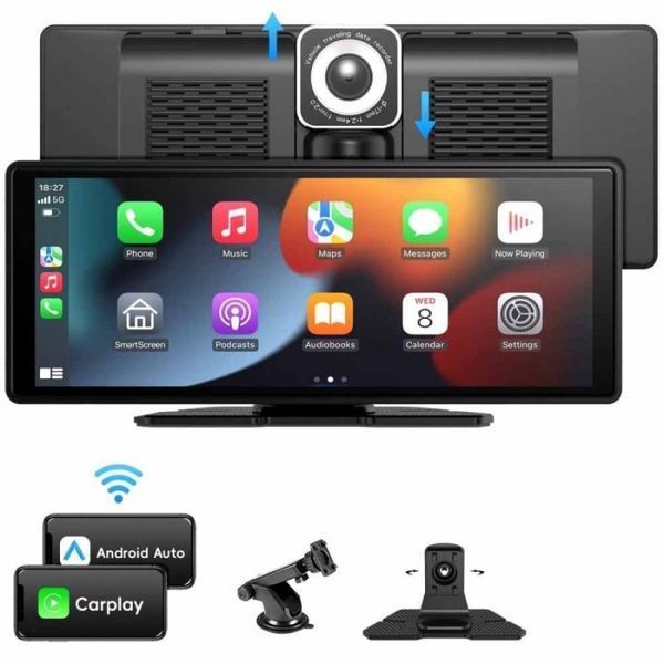 Автомобильный мультимедиа монитоp 10.26'' T26D (1 камера) Auto CarPlay Bluetooth FM 712963 фото
