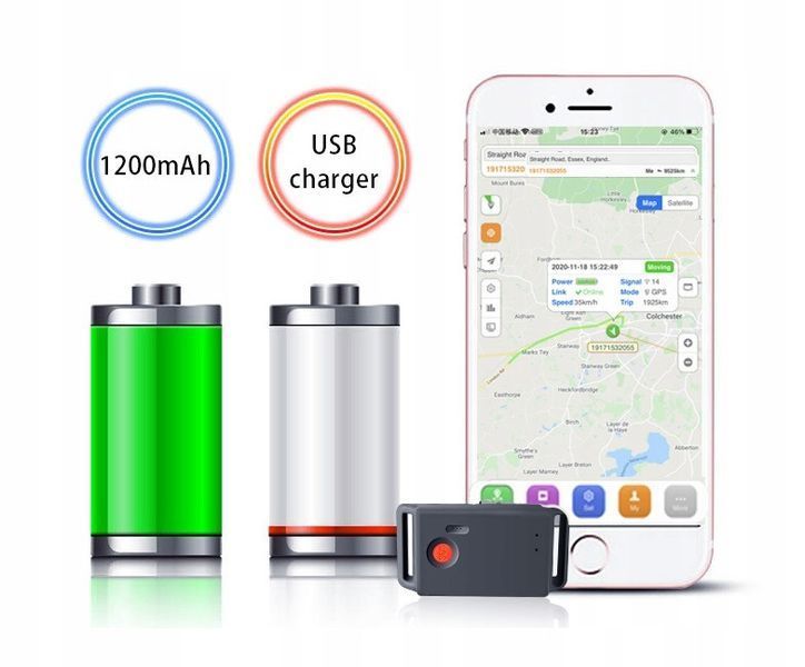 GPS трекер Sinotrack ST904 + подслушивание + SOS 15 дней 1200mAh APP 712471 фото