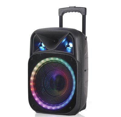 Портативная беспроводная Bluetooth колонка NDR-W1315 с подсветкой 712049 фото